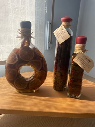 Botella decorativa cocina