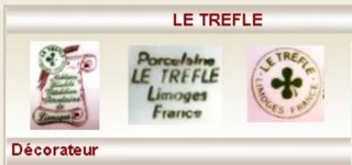 Tazón y plato porcelana Limoges con flores azules