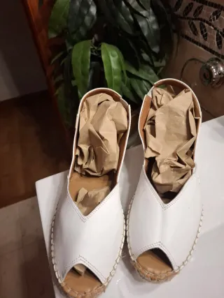 Zapatillas Esparto Blancas