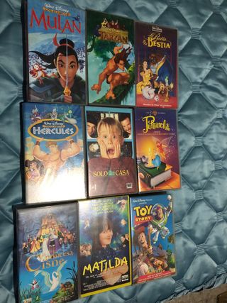 Colección VHS Dibujos Animados Disney Español