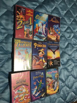 Colección VHS Dibujos Animados Disney Español
