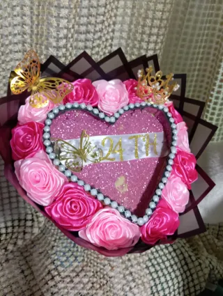 Ramo de flores decorado