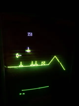 Juego Scramble para consola Vectrex