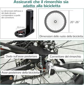 Remolque De Bicicleta Para Perros Y Gatos 2 Grandes Ruedas De 50Cm Buena Ventilación Bandera De Seguridad Resistente A Las Intemperies Acero Y Tela Oxford
