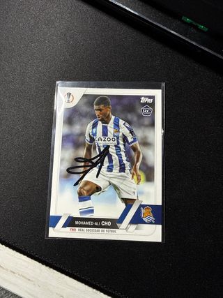 Cromo firmado Mohamed-Ali Cho RC Topps