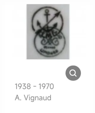 Set tazas té o café largo Limoges