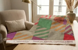 Lujosa Tela Manuel Canovas 1985 "Managua" - 2,40m