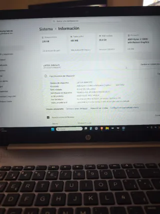 Portátil HP 255 G8 Plata