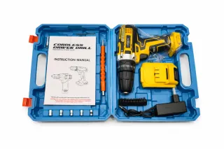 Taladro Inalámbrico con Maletín y Accesorios Nuevo