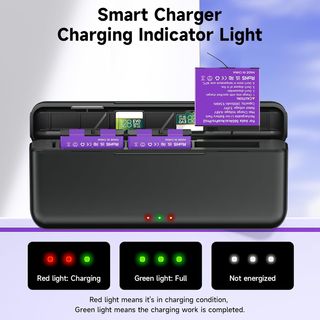 CITYORK Cargador triple + 3 baterías Insta360 Ace