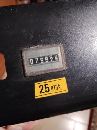 Panel Servicio y conteo Arcade recreativa años 80