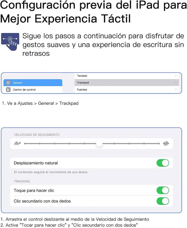 INATECK KB04122‑RGB Teclado iPad 11 10.9 Negro