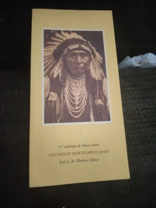 Libro 1er catalogo de libros sobre los Indios