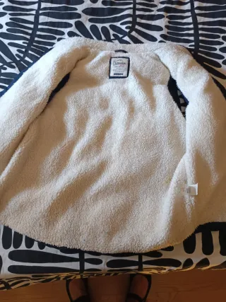 Chaleco acolchado azul para niño, talla 15-16