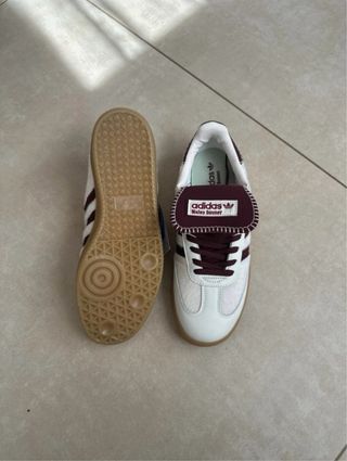 Adidas Wales Bonner blancas y granate