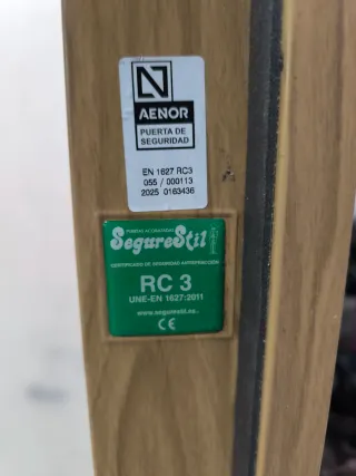Puerta Acorazada Roble