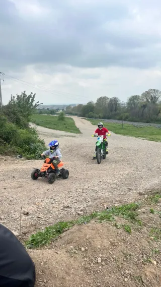 Mini Quad Gasolina Infantil Naranja