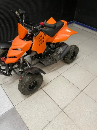 Mini Quad Gasolina Infantil Naranja