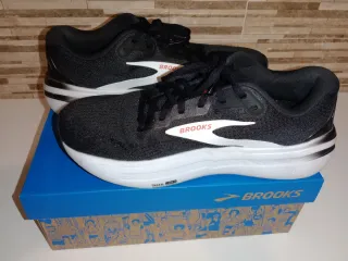 Scarpe Brooks Ghost Max Uomo Nero Bianco