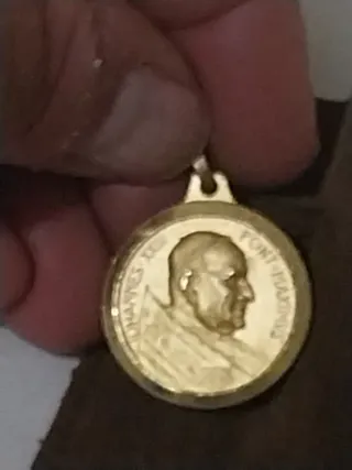 Medalla Reliquia Juan XXIII Antigua