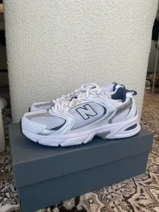 Néw Bálánce 530 White Silver Navy Talla 36