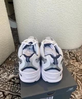 Néw Bálánce 530 White Silver Navy Talla 36