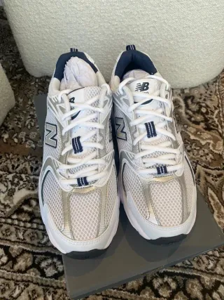 Néw Bálánce 530 White Silver Navy Talla 36