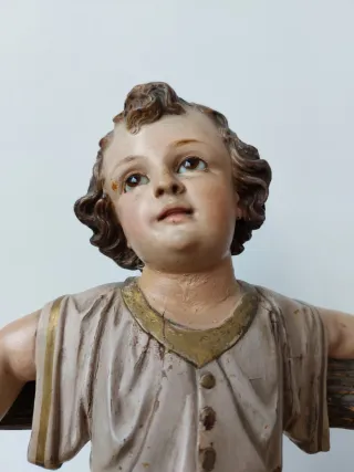 Niño Jesús Cruz Olot 42 cm