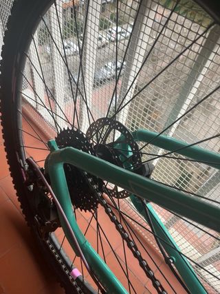 Bicicleta Wolfbike color turquesa