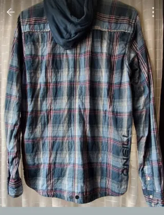 O'Neill Camisa cuadros con capucha