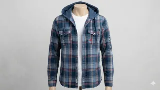 O'Neill Camisa cuadros con capucha