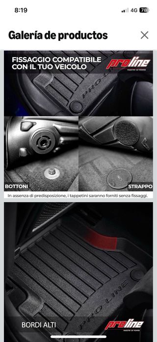 Alfombrillas Goma Citroen Berlingo Proline