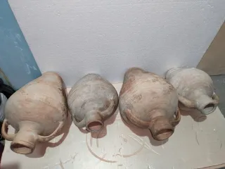 Lote 4 Cántaros Terracota
