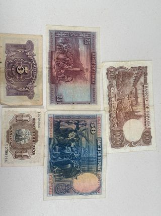 Billetes Banco de España Pesetas