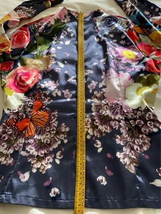 Camicia raso fantasia floreale NARA CAMICIE