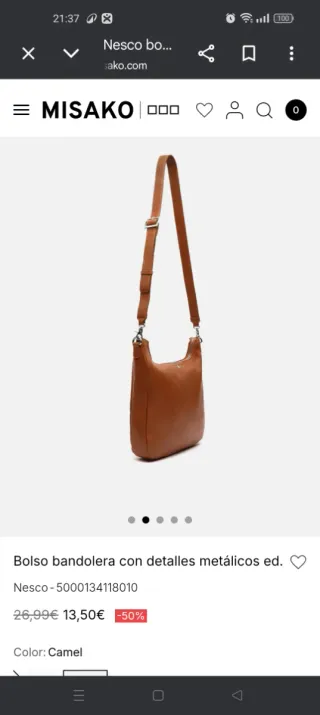 Bolso bandolera Misako