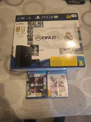 Consola PS4 Pro 1TB FIFA 21 + Just Dance