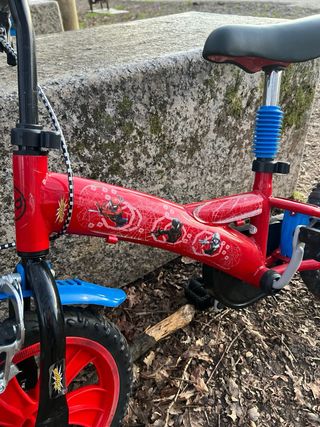 Bici niño Spider-Man con freno
