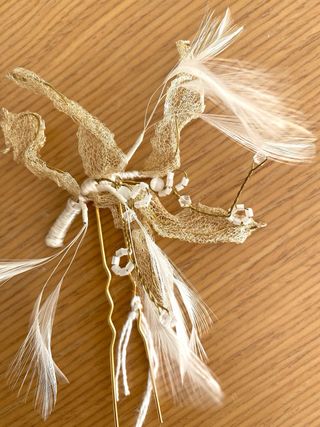 Accesorio de cabello para novia