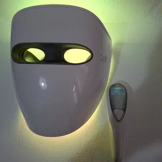 Maschera LED Viso Blu e Bianca