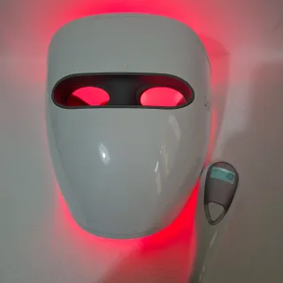 Maschera LED Viso Blu e Bianca