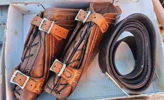 Brazales Cuero Aragon Rey de Gondor Cosplay ESDLA