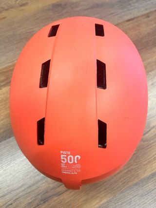 Casco de esquí Wedze naranja / salmon