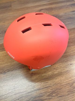 Casco de esquí Wedze naranja / salmon