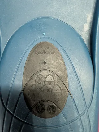 Aletas Natación Nabaiji Talla 38/39