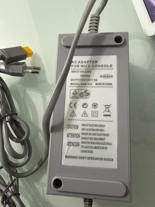Cargador Nintendo Wii U