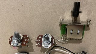 Pastilla Telecaster y componentes