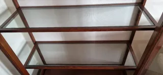 Vetrina Pregno in legno e vetro