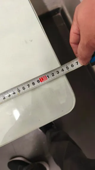 Mesa escritorio estudio madera y cristal