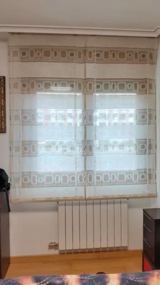 Riel para estores de metal y plástico